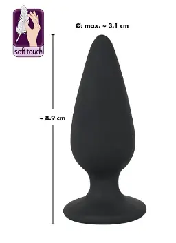 Анальна пробка Black Velvets Heavy Plug Medium Orion 42-05330090000 20847 - фото 3