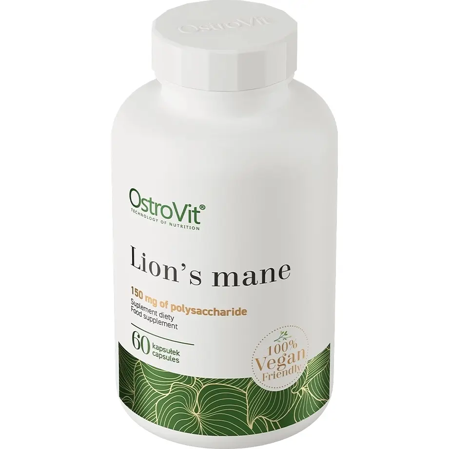 Натуральная добавка OstroVit Lion's Mane 60 капсул - фото 2