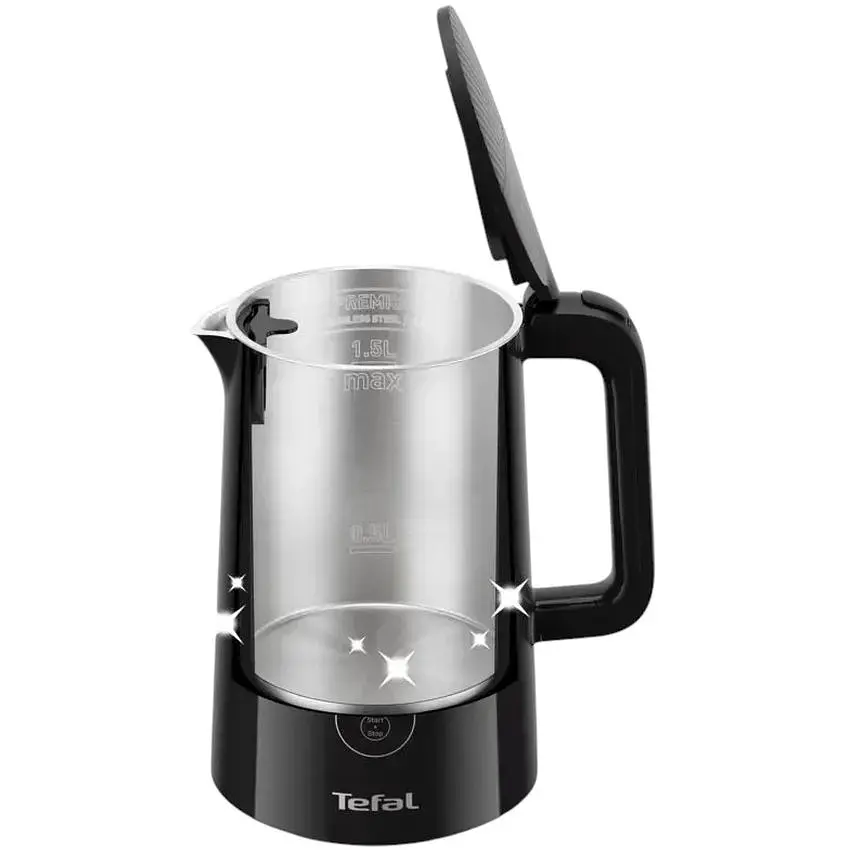Електрочайник Tefal Thermo Protect Control 1.5 л Strix чорний (KO6518E0) - фото 4