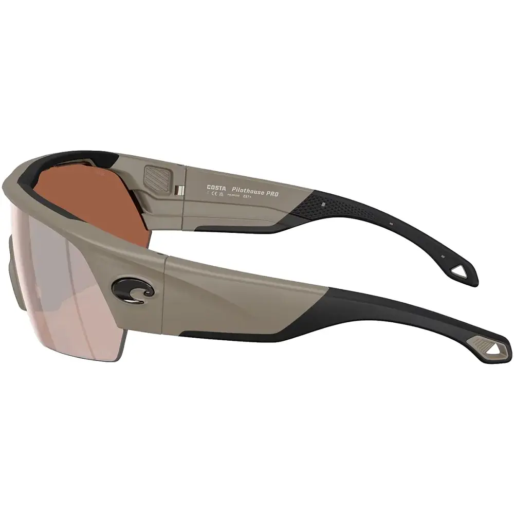 Окуляри Costa Del Mar Pilothouse Pro 580P Matte Sand Copper Sillver Mirror 06S9137 - фото 4
