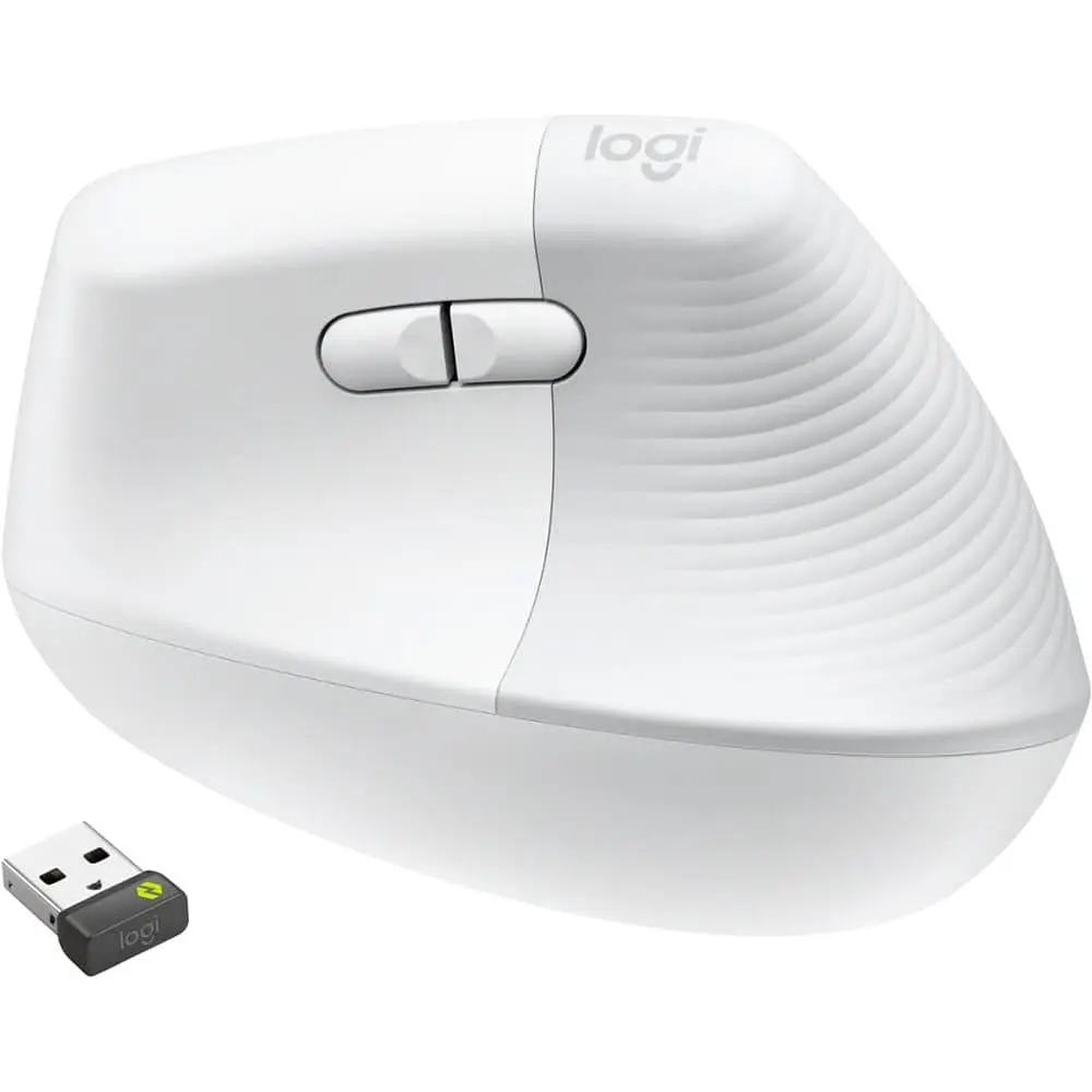 Бездротова миша Logitech Lift Bluetooth Vertical Ergonomic White USB (910-006496) - фото 5