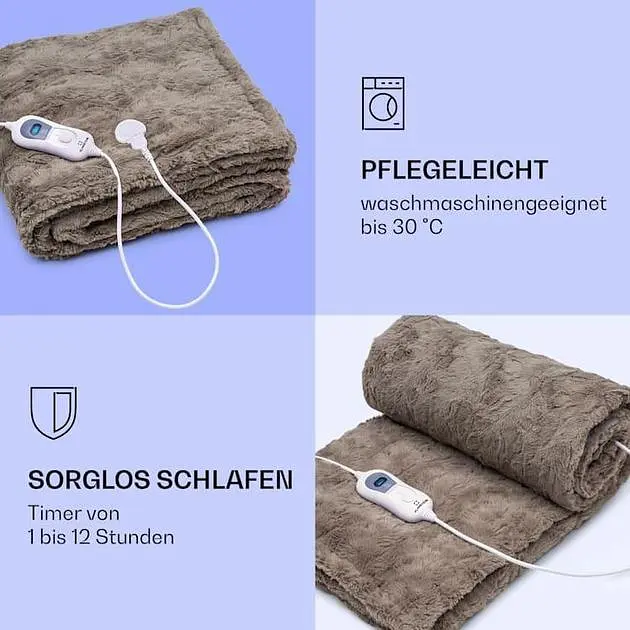 Электрическое одеяло Klarstein Dr. Watson Comfort & Style (10033007) - фото 4