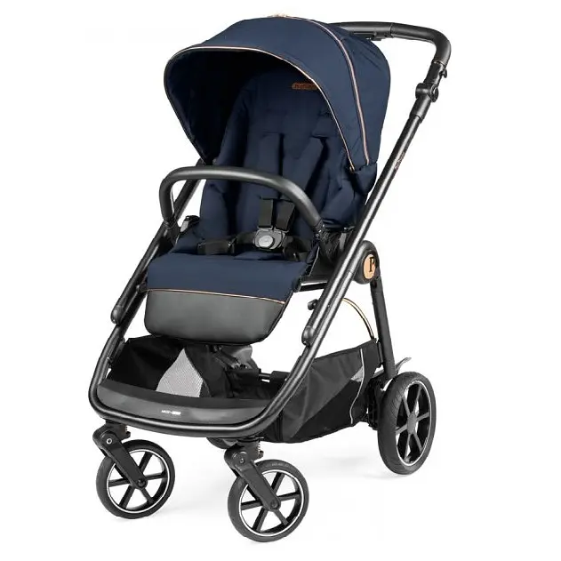 Коляска Peg-Perego Veloce Blue Shine, 2в1, синя (PACK-VEL2100000007) - фото 2