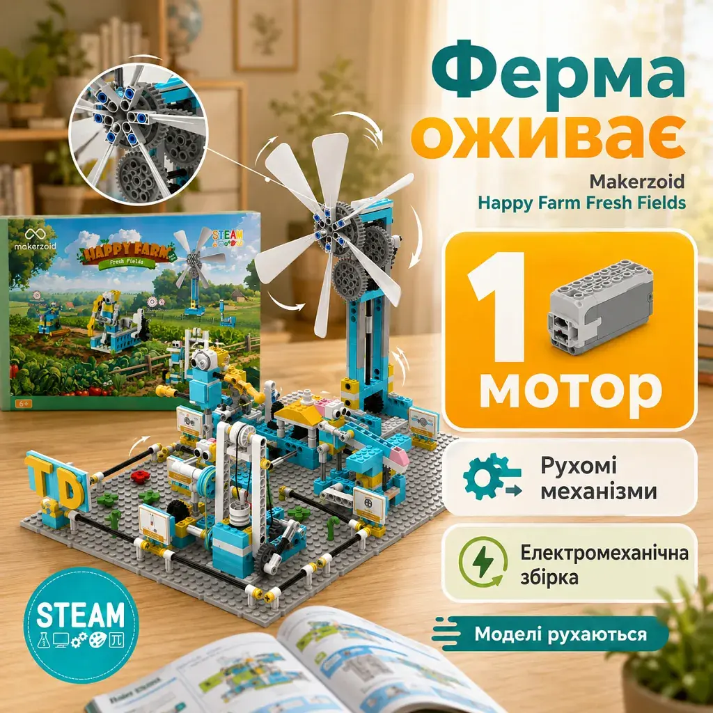 Конструктор Makerzoid Happy Farm Fresh Fields (MKZ-HF-01) - фото 7