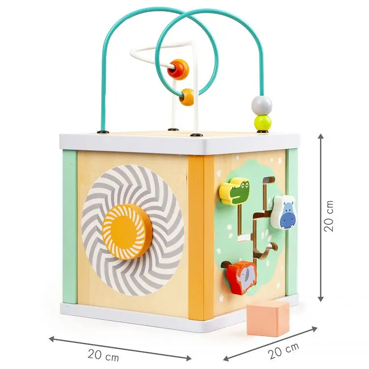 Бизикуб Ecotoys деревянный (1031) - фото 5