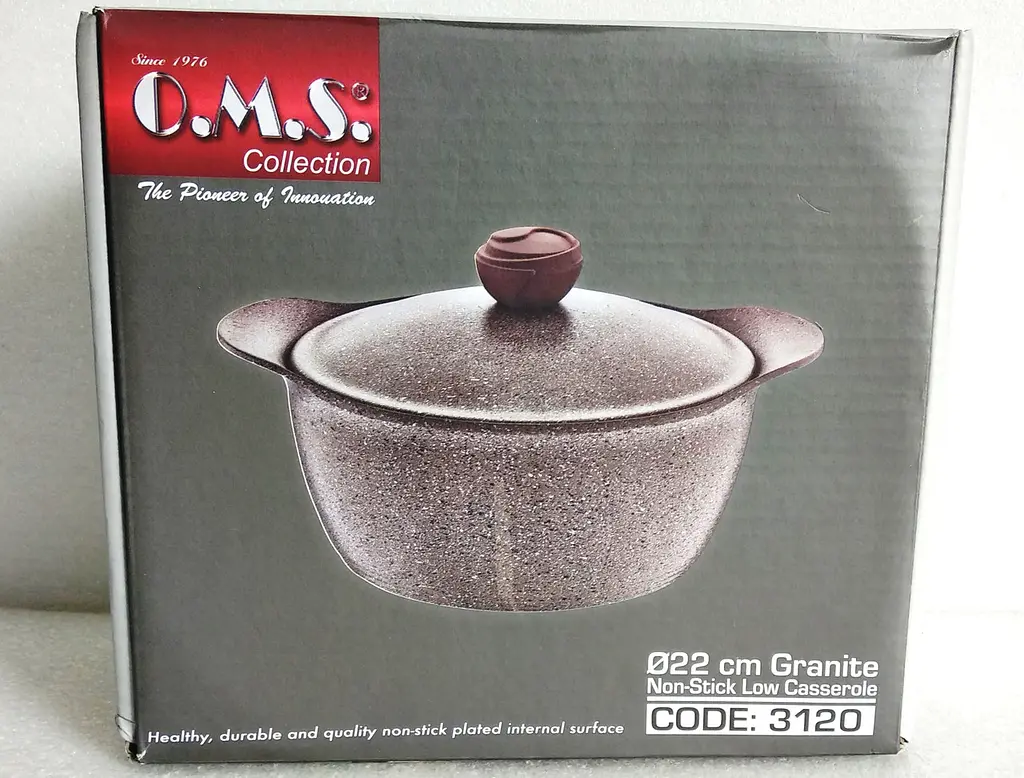 Каструля O.M.S. Collection 3120-26 см 5.6л grey - фото 10