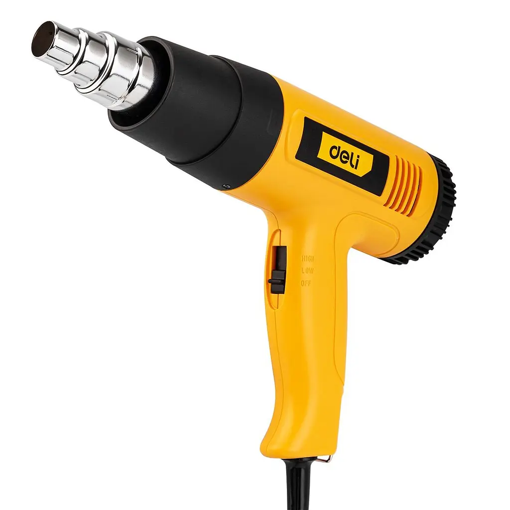 Фен будівельний електричний 2000 (Вт) Deli EDL391201 - фото 7
