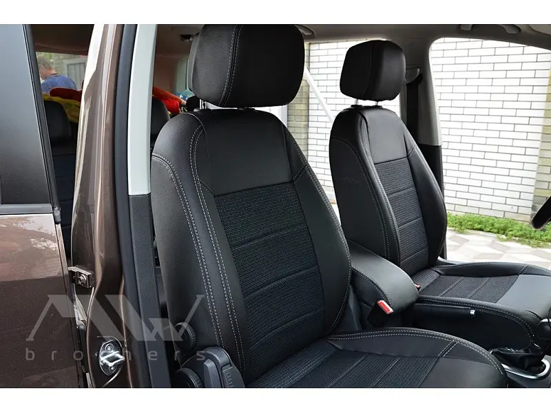 Авточохли модельні MW Brothers для Volkswagen Touran c 2003 - фото 2