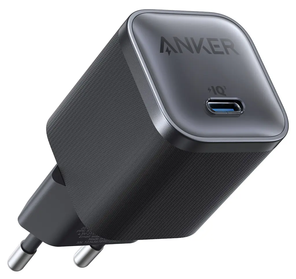 Сетевое зарядне пристрій Anker Nano Charger - 45W USB-C Чорний (7150726)