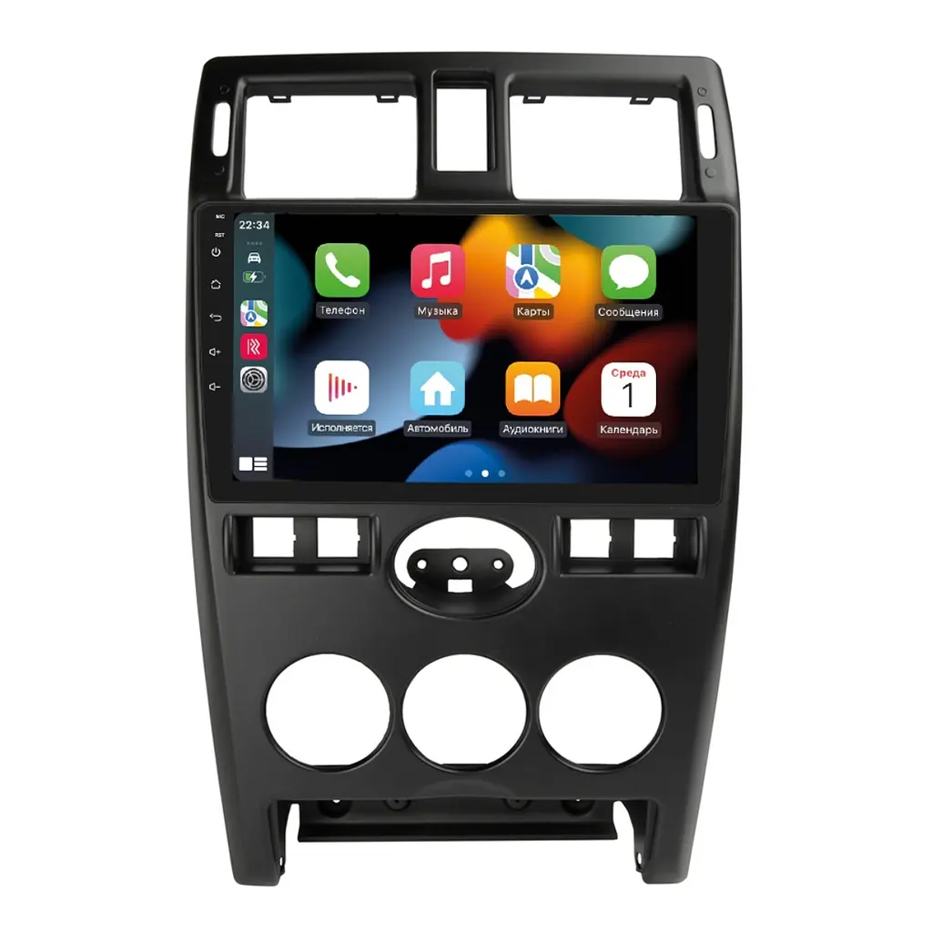 Штатна магнітола Lada Priora Black 2007-2014 Decker D9-006 4x64, 4G Decker (НФ-00008872) - фото 2