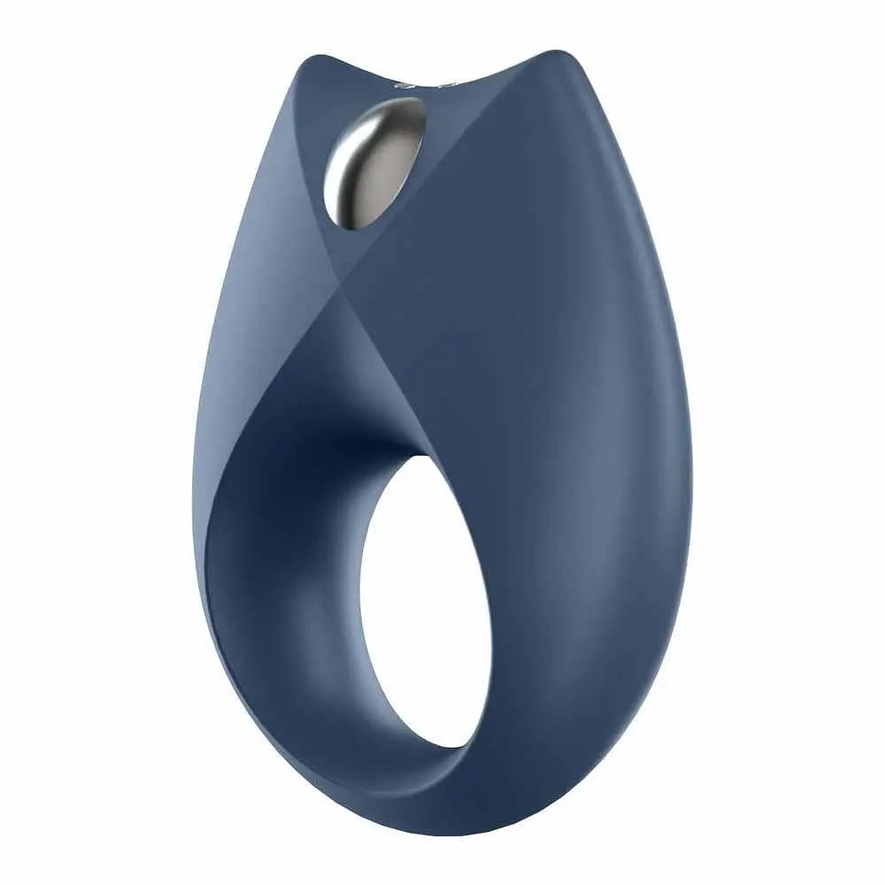 Ерекційне кільце Satisfyer Royal One 7.5 см синій - фото 2
