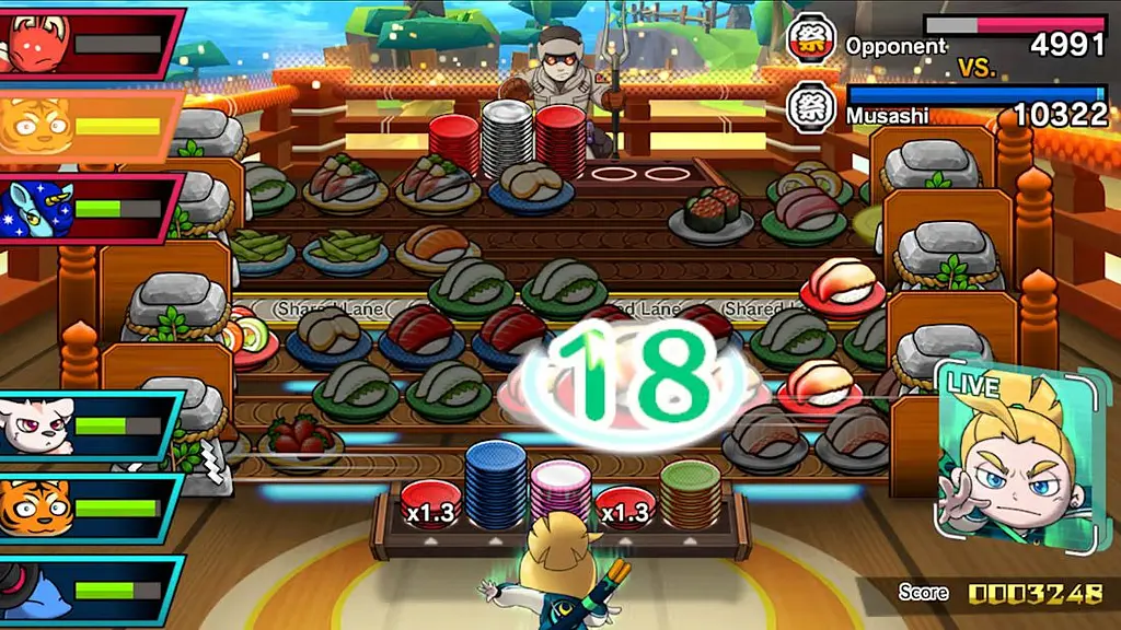Гра Sushi Striker: The Way of Sushido для Nintendo Switch (EN) [78374] - фото 5