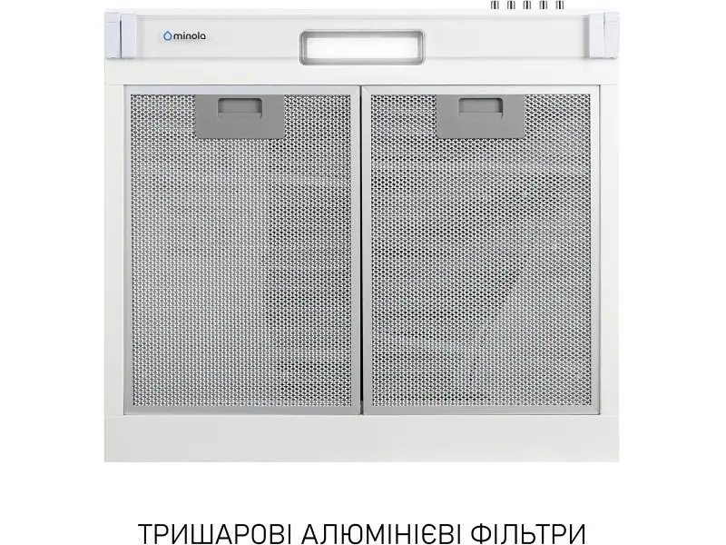 Витяжка пласка Minola HPL 522 WH - фото 5