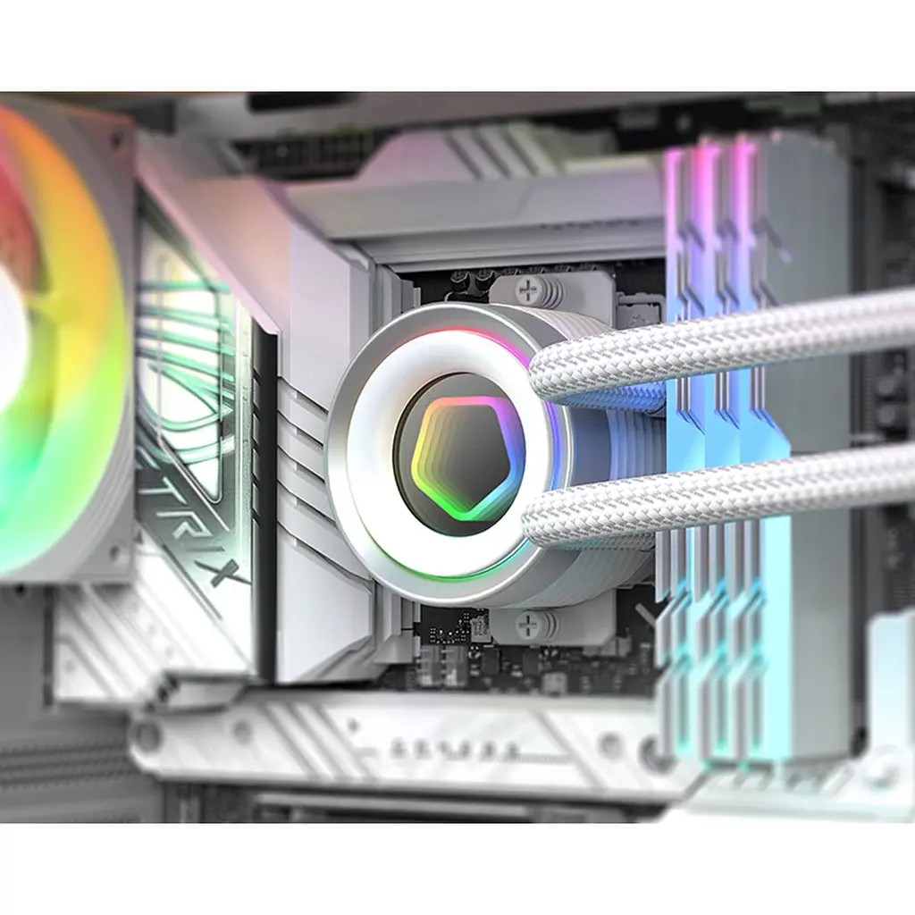 Система водяного охолодження ID-COOLING FX360 INF White [148471] - фото 8