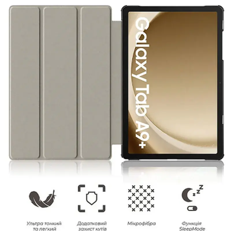 Чохол до планшета BeCover Smart Case Samsung Tab A9 Plus SM-X210/SM-X215/SM-X216 11.0" Gray (710309) - фото 6