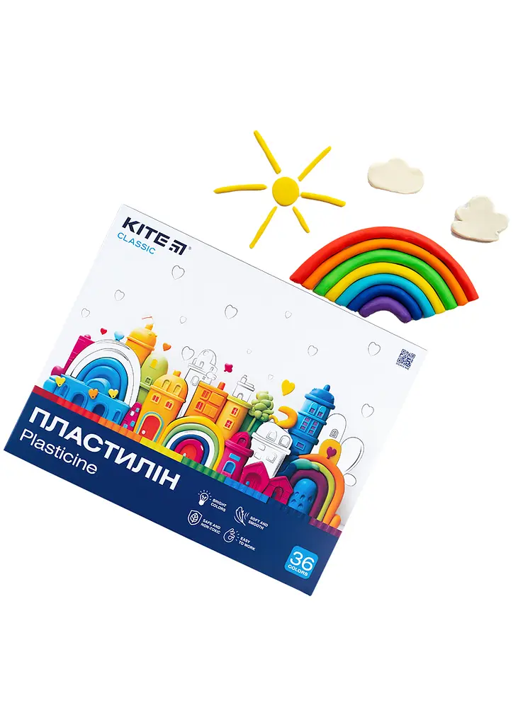 Пластилін 36 кол. 720 г. KITE Classic (K-078) - фото 6