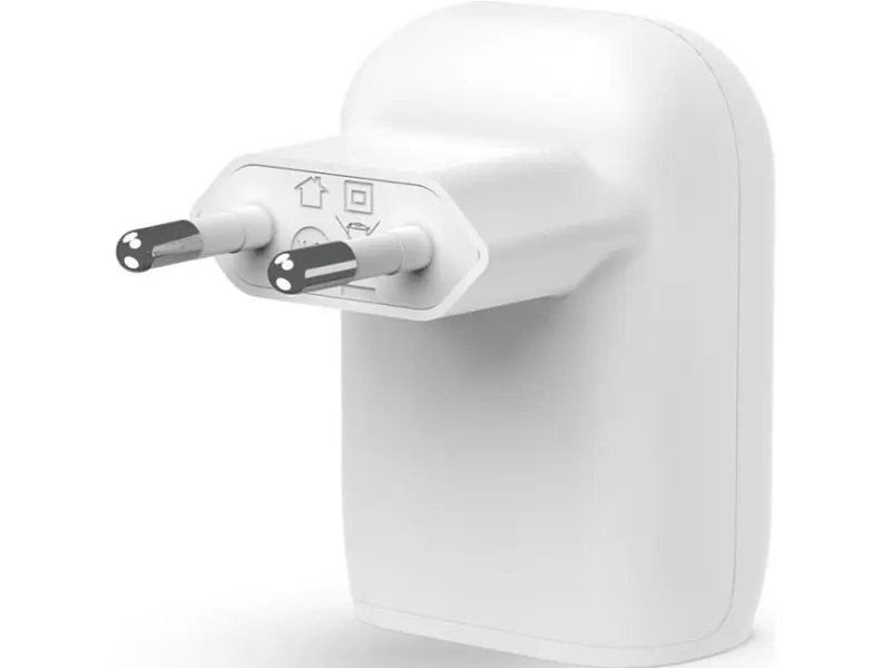 Мережевий зарядний пристрій Belkin Home Charger 30 W PD PPS USB-C - Lightning (WCA005VF1MWH-B5) - фото 3