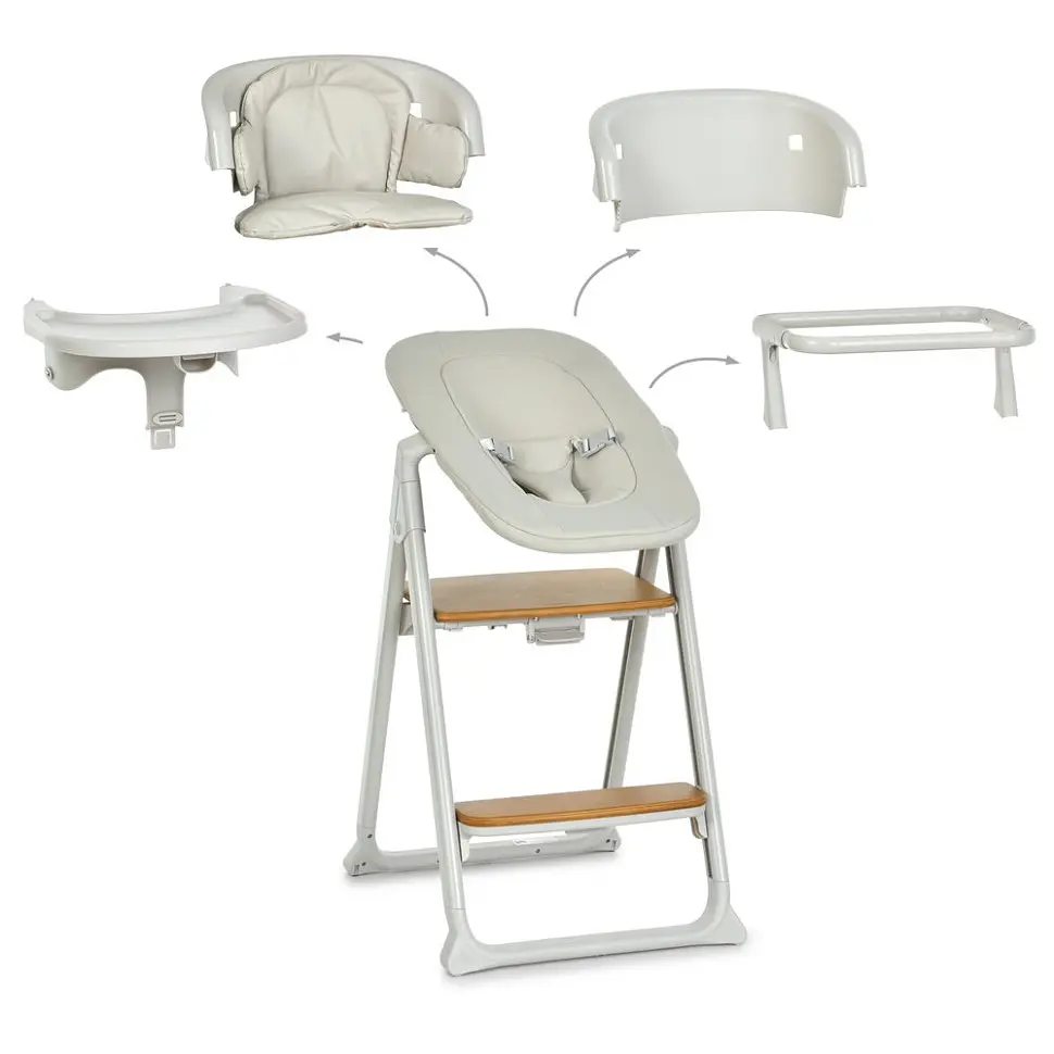 Дитячий стільчик для годування 4 в 1 GROWEE ME 1222 Cream - фото 2
