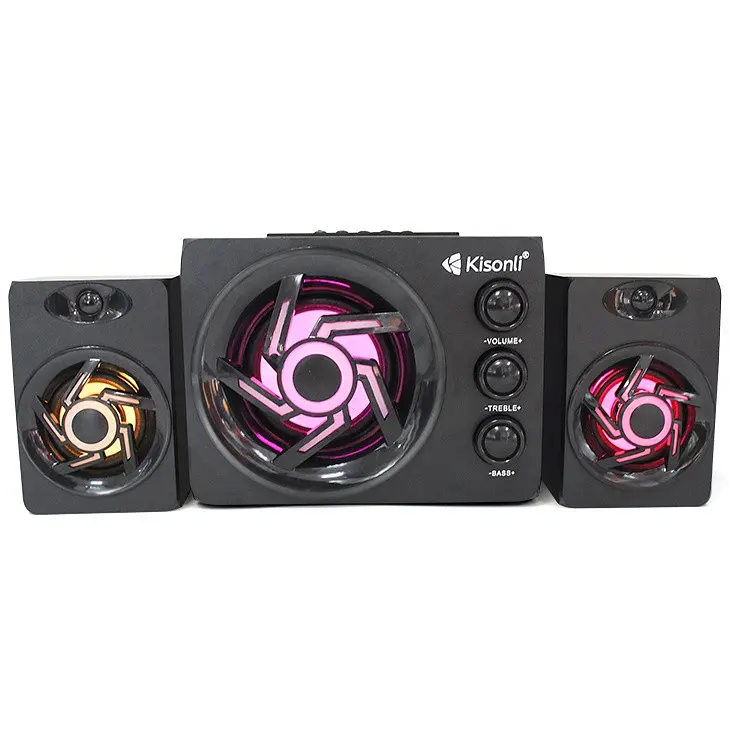 Колонки компьютерные Kisonli TM-8000A 2 в 1 Bluetooth + проводная - фото 2