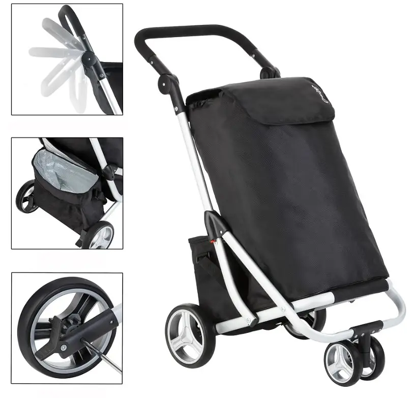 Сумка-візок ShoppingCruiser 3 Wheels Black (604349) - фото 3