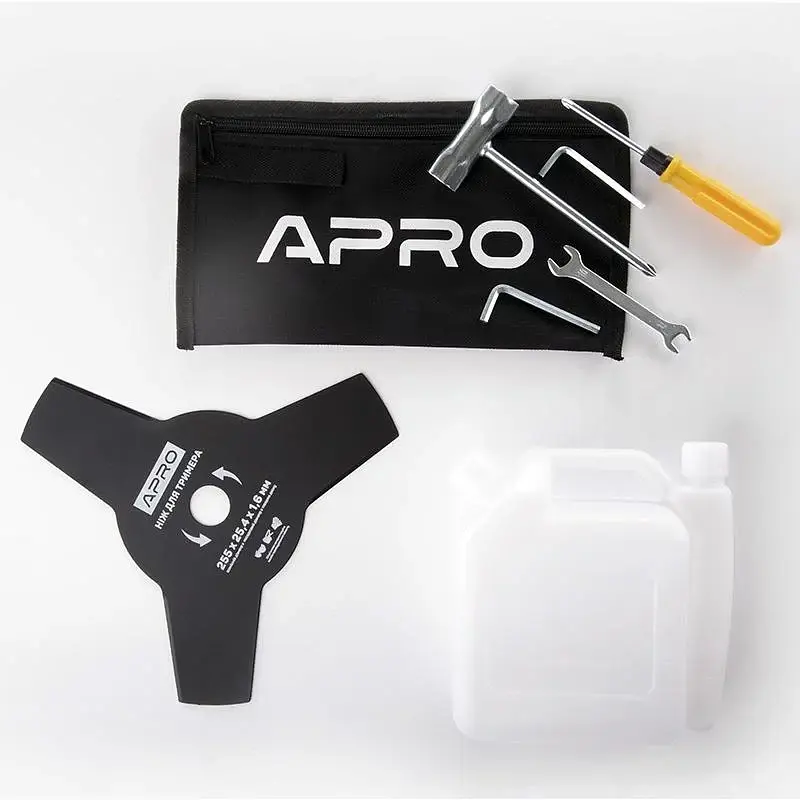 Тример бензиновий APRO ВТ 1400 2-х тактний 7500 об/хв 42,7 куб.см 30412 - фото 10