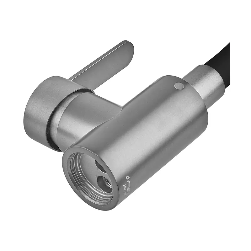 Змішувач для кухні з силіконовим виливом Champion EZA-011 (вилив чорний) graphite refl.black MX9555, Графіт - фото 4