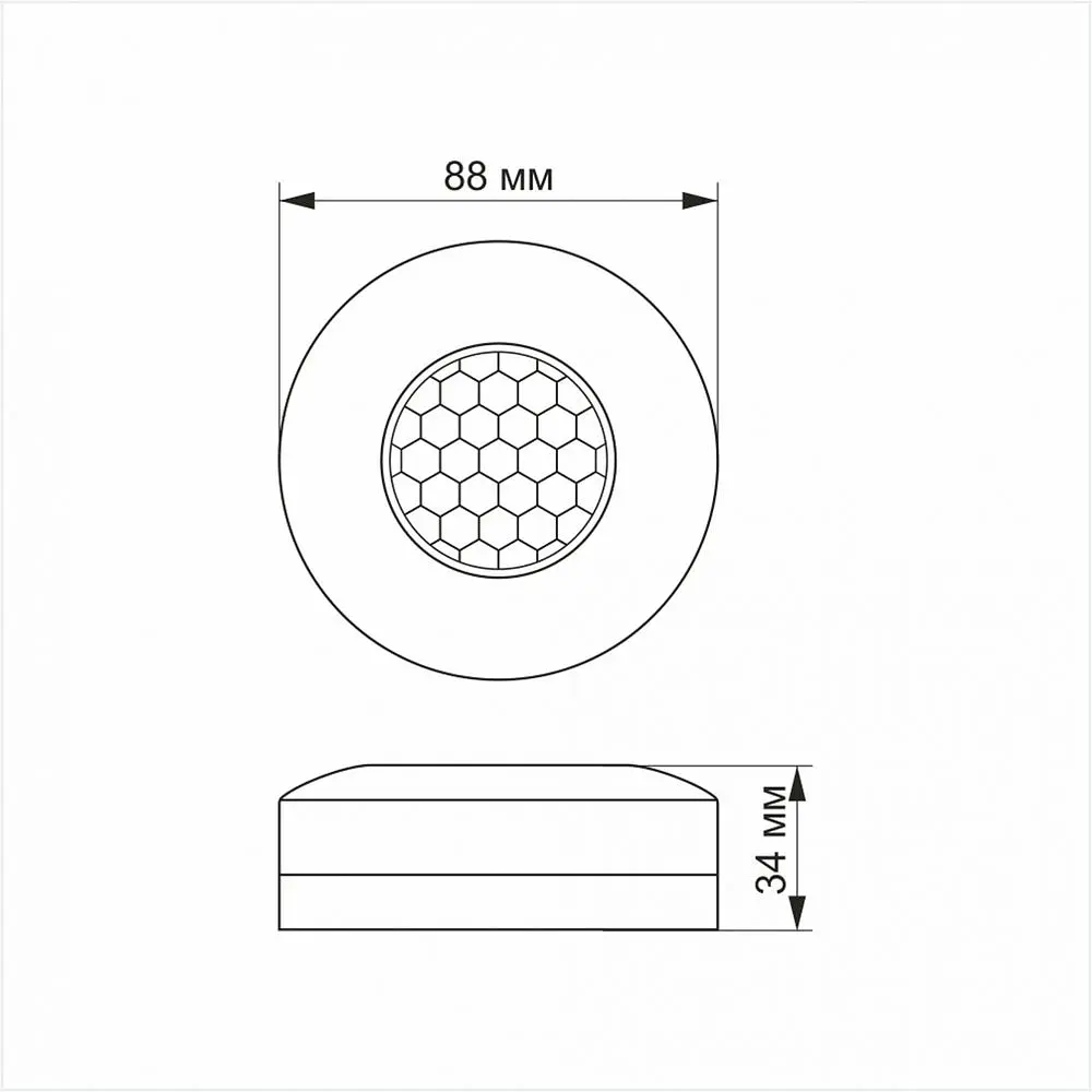 Датчик движения и освещенности Videx 220V 1200W инфракрасный белый (VL-SPC12W) - фото 3