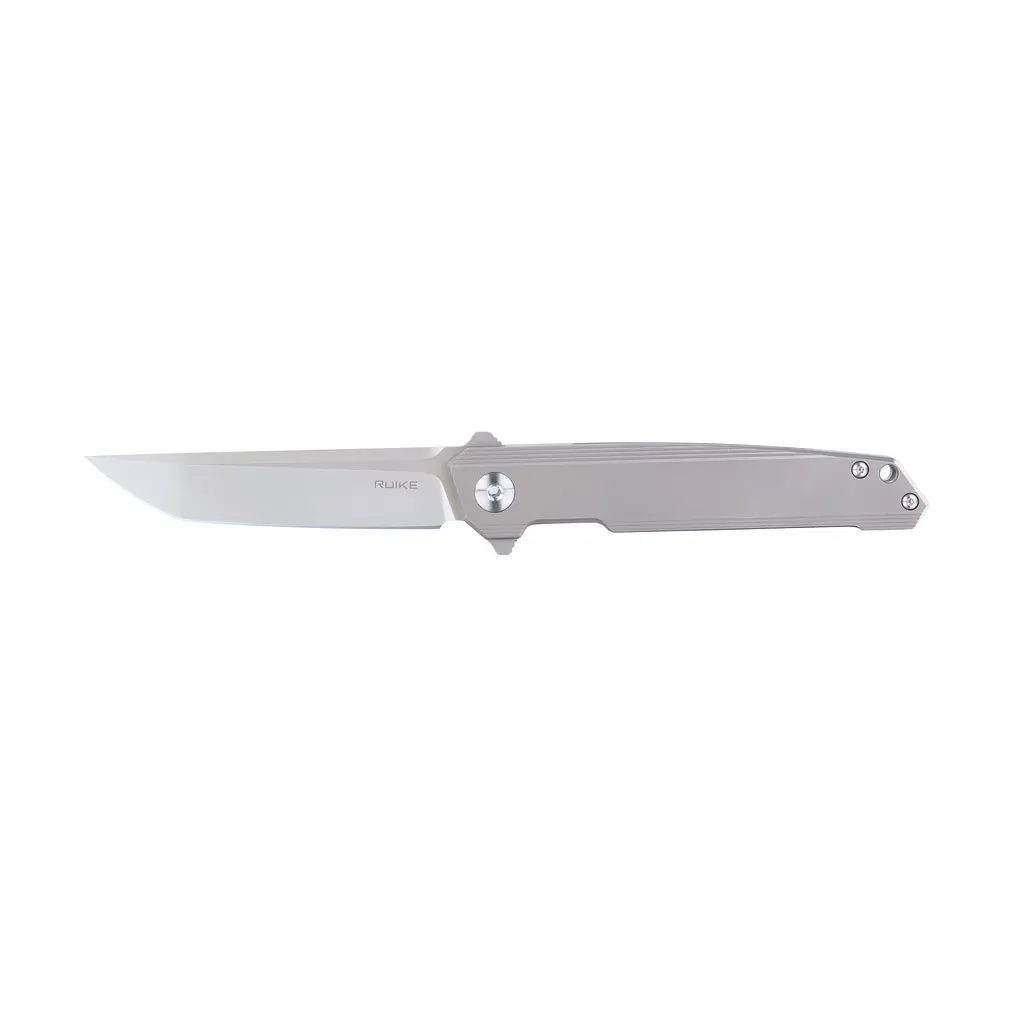 Ніж складаний туристичний Ruike M126-TZ, (9.1 см) steel 154СМ/TC4 (титан) сірий - фото 3