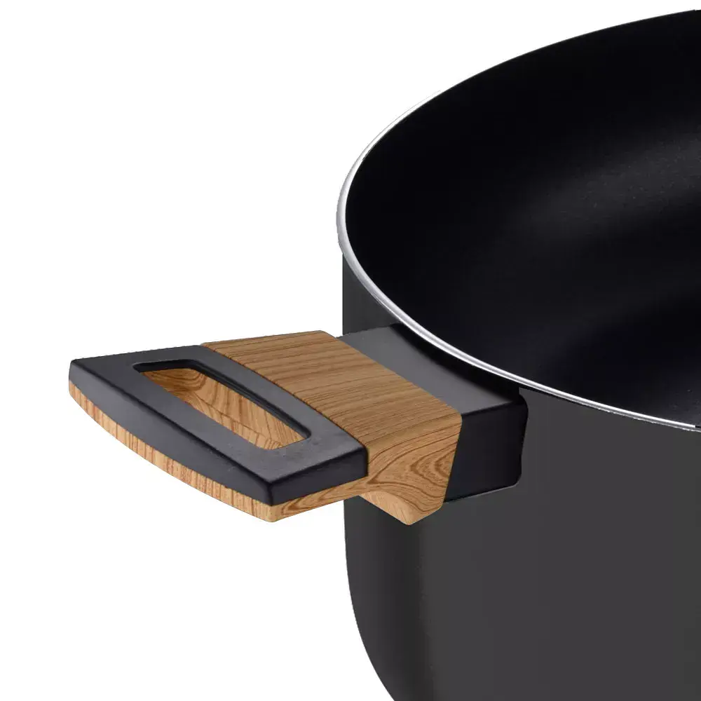 Каструля з кришкою Bergner Earth black 28 см 6 л (BG-32037-BK) - фото 5