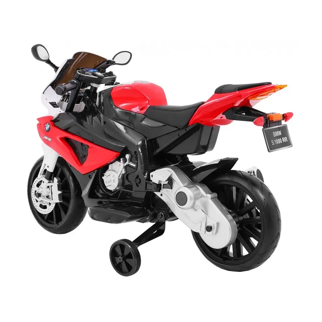 Електромотоцикл із допоміжними колесами Ramiz S1000 RR 12 В, блакитний (PA.JT528.NIE) - фото 5