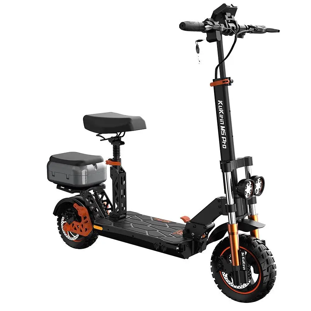 Электросамокат KUGOO Kirin M5 Pro 1200W 23Ah с сиденьем (модель 2025 года с усиленным АКБ) - фото 3