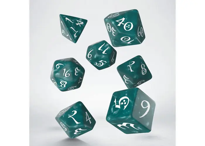 Набір кубиків Classic RPG Stormy & white Dice Set , 7 шт. (SCLE04) - фото 2