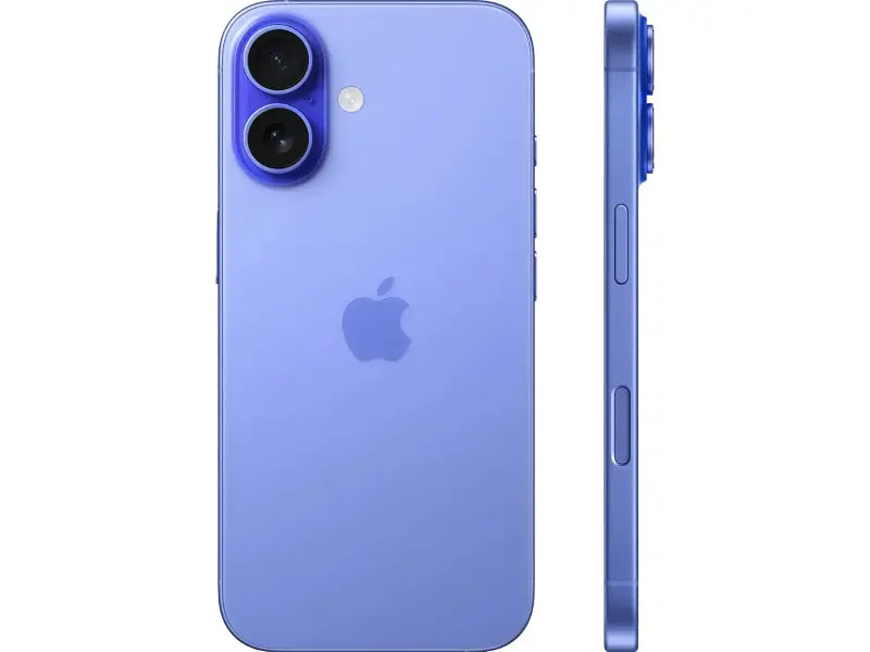 Смартфон Apple iPhone 16 128GB Ultramarine (MYEC3) - фото 7
