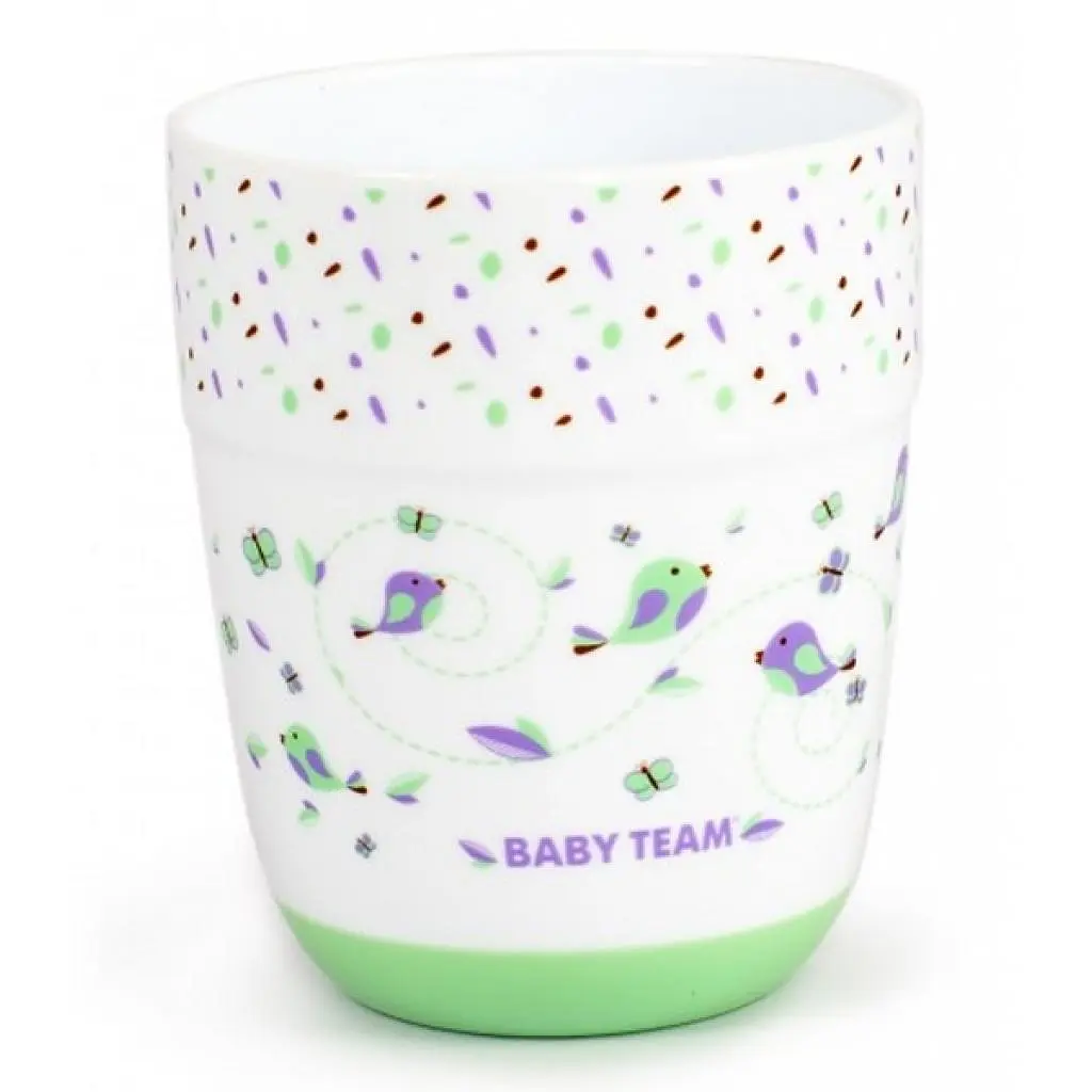 Набір дитячого посуду Baby Team тарілка миска чашка (6093) - фото 4