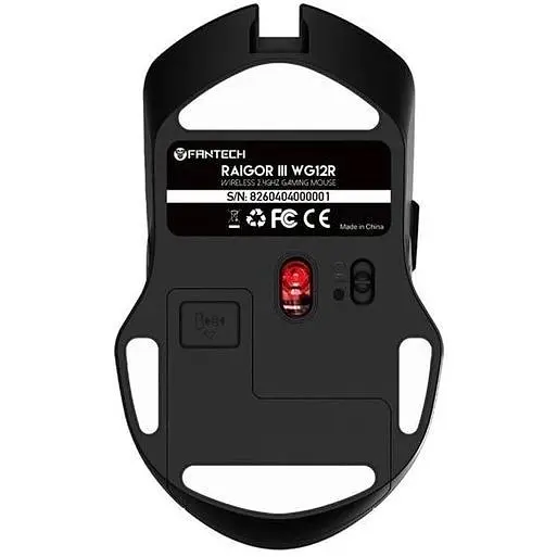 Ігрова бездротова миша Fantech WG-12R Raigor III PixArt 10G Black - фото 3