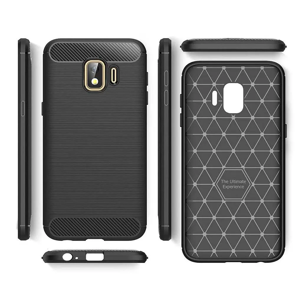 Чохол до мобільного телефона Laudtec для Samsung Galaxy J2 Core Carbon Fiber (Black) (LT-J2C) - фото 3