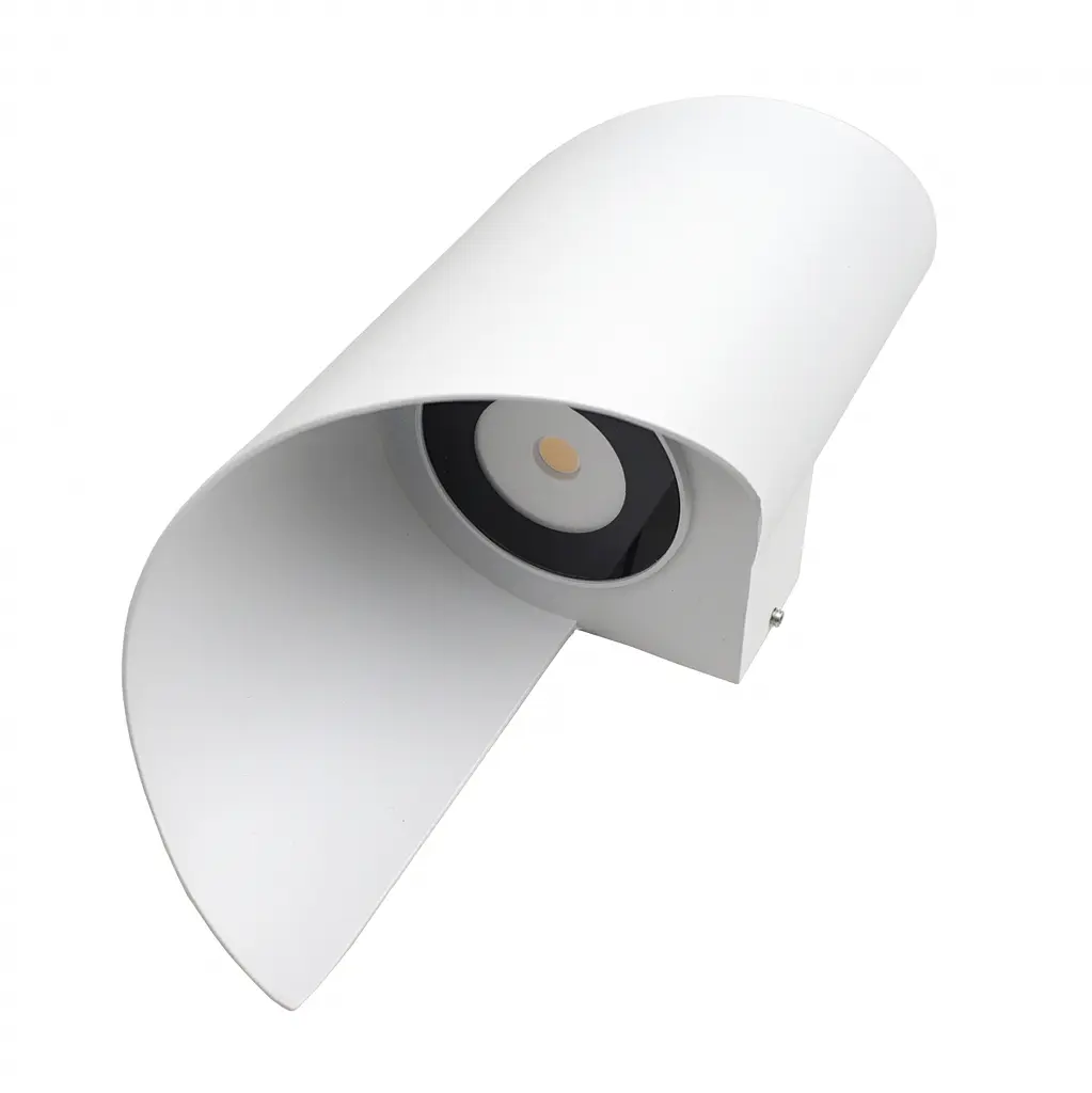 Подсветка Brille фасадная с изгибом LED 6W WW IP54 WH (AL-617) - фото 3