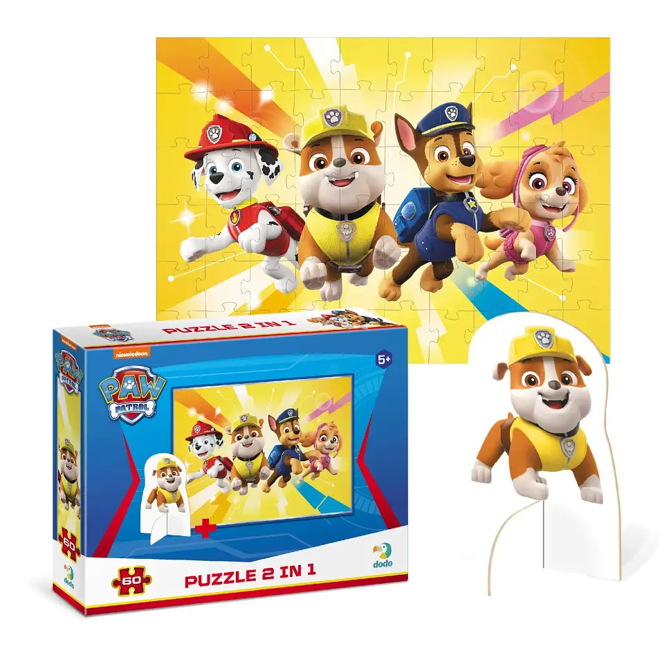 Дитячі Пазли Paw Patrol "Відчайдушна четвірка" DoDo 200164 60 елементів, з фігуркою - фото 2