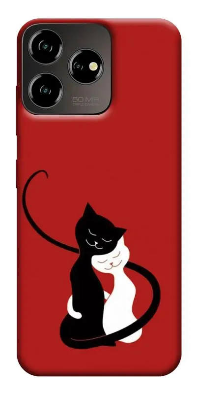 Чохол Demsky Закохані коти для ZTE Blade V50 Desing 4G