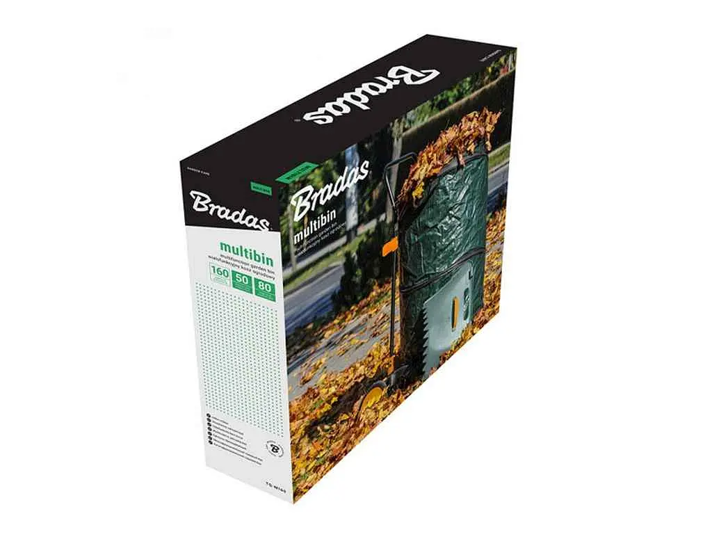 Кошик садовий BRADAS на колесах складний багатофункціональний GARDEN MULTIBIN 160л TQ-M160 - фото 2