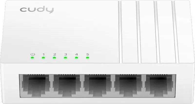Коммутатор Cudy FS105D, 5 портовый 10/100 Mbps Desktop Switch (FS105D) - фото 3
