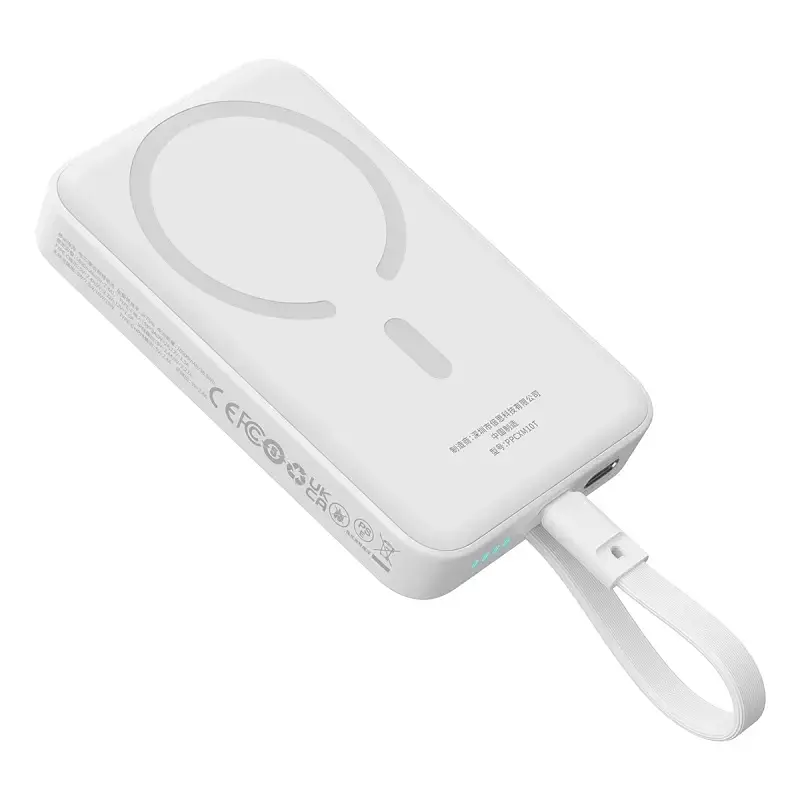 Павербанк Baseus Magnetic Mini Wireless 10000mAh 30W Stellar White P1002210B223-00 - фото 4
