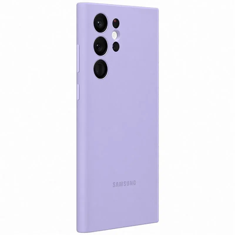 Чохол-накладка Samsung Silicone Cover для Samsung Galaxy S22 Ultra SM-S908 Fresh Lavender (EF-PS908TVEGRU) - фото 2