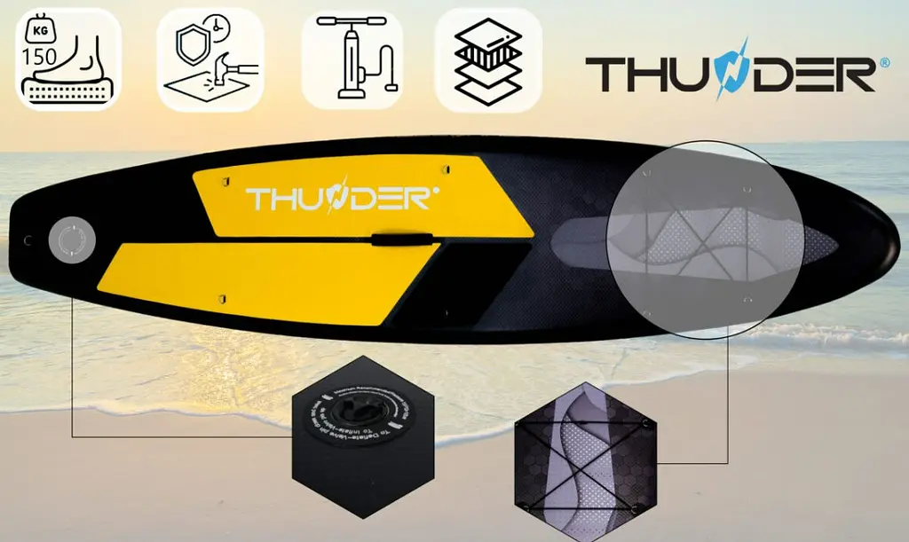 Надувна SUP дошка THUNDER IPPO 320 см з веслом - фото 7