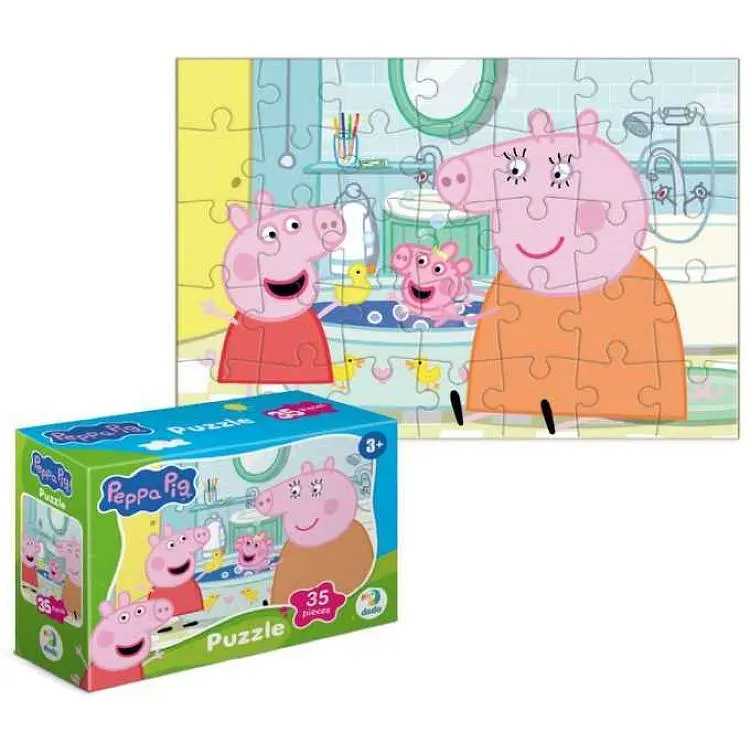 Пазли DODO міні 35ел. Peppa Pig. Качечки у ванній