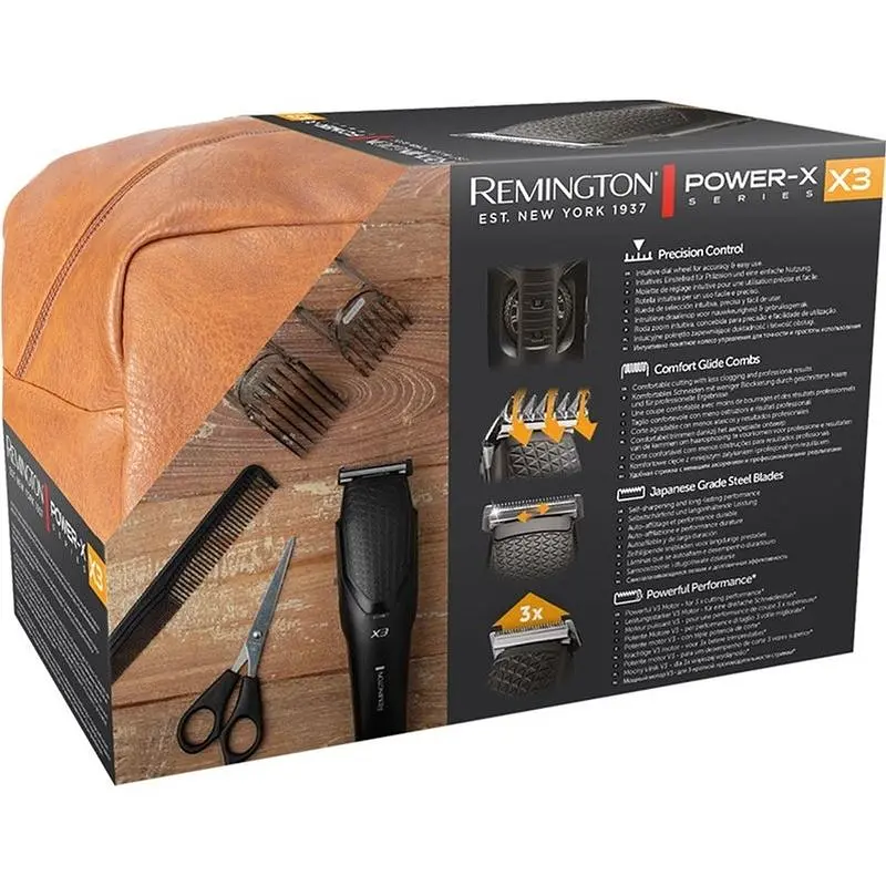 Машинка для стрижки Remington Power X Series X3 HC3000GP черная - фото 4