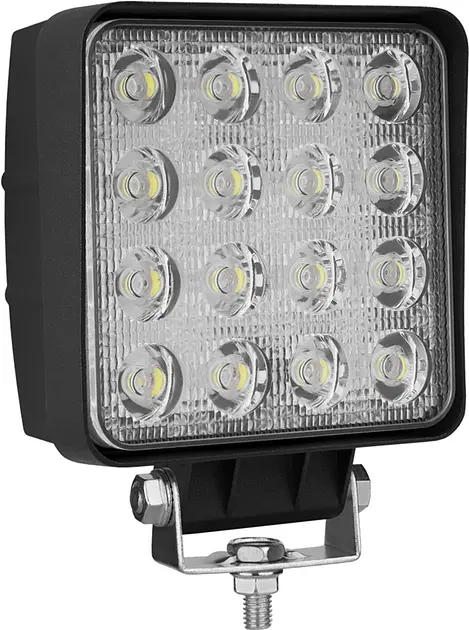 LED фара Brevia Sport Далеке світло 10-30V 48W (16x3W) 3520Lm Алюмінієвий корпус IP68 (10652QSX1) - фото 5