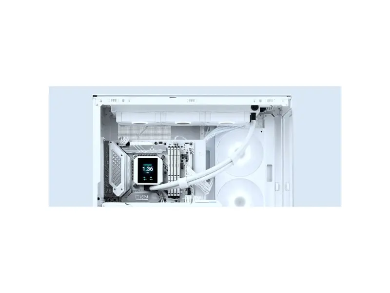 Водяне охолодження Deepcool MYSTIQUE 360 ARGB White (R-LX360-WHDSNMCP-G-1) - фото 5