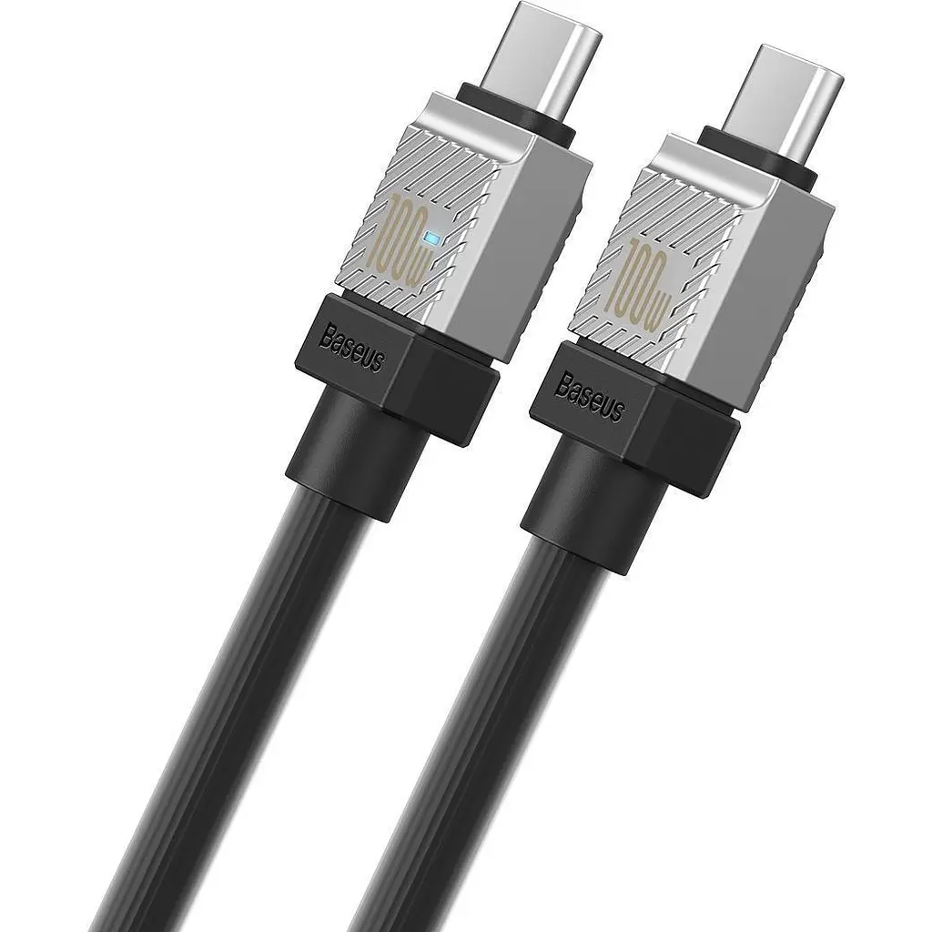 Кабель Baseus CoolPlay Series USB-C to USB-C 100W 1m Black [CAKW000201] [141248] - фото 4