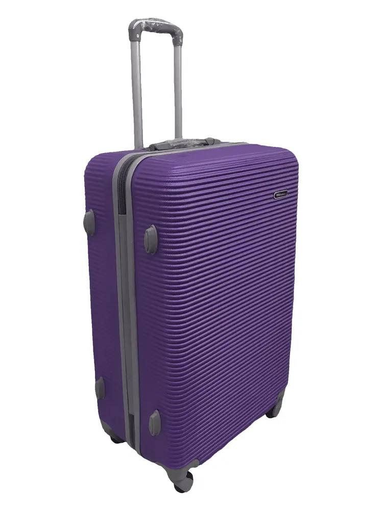 Валіза велика L ABS-пластик Milano bag 004 75,5×50×33,5см 105л Фіолетовий - фото 2